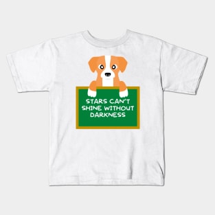Advice Dog - Stars Can't Shine Without Darkness Kids T-Shirt